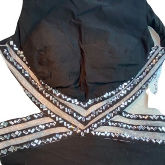 Blondie nites by stacy sklar cut out rhinestone dress‎ - Picture 2 of 6